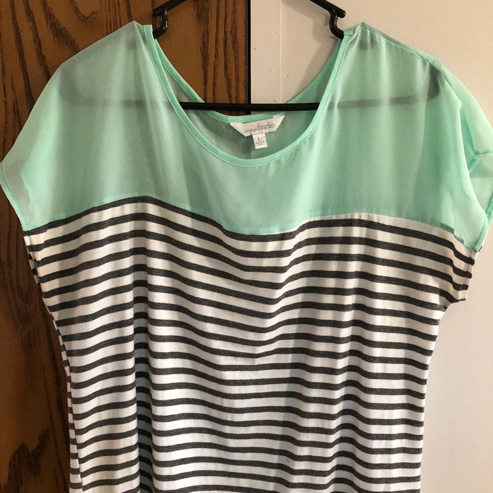 Stripped top!